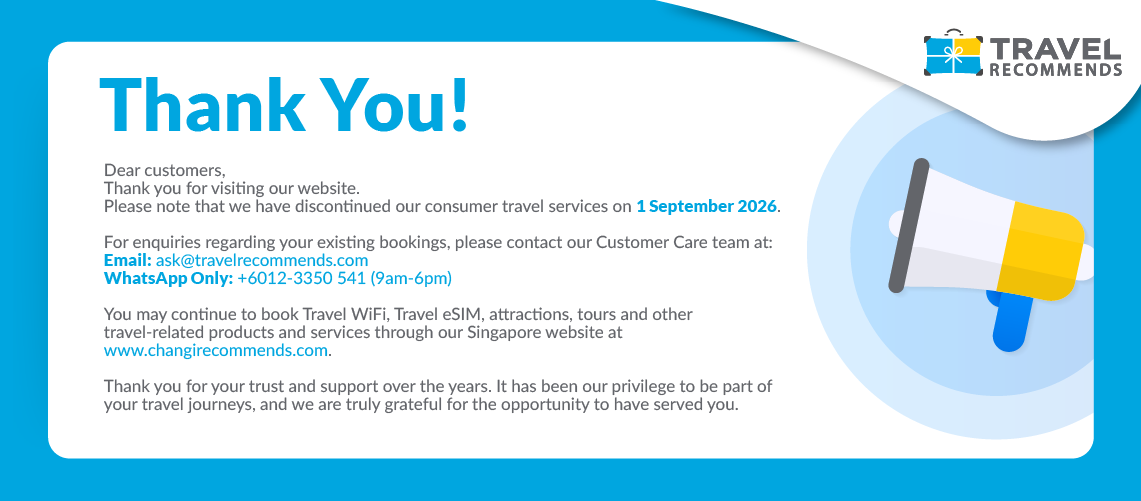 Travel Recommends cessation notice